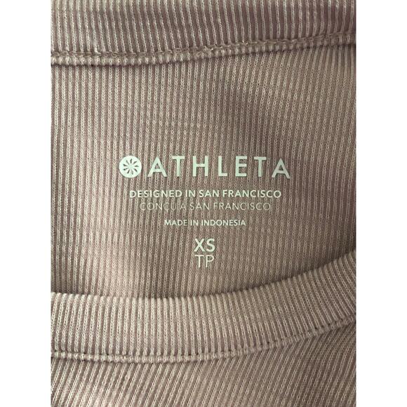 Athleta Women's XS Relaxed Tee  in Mauve - Picture 5 of 7
